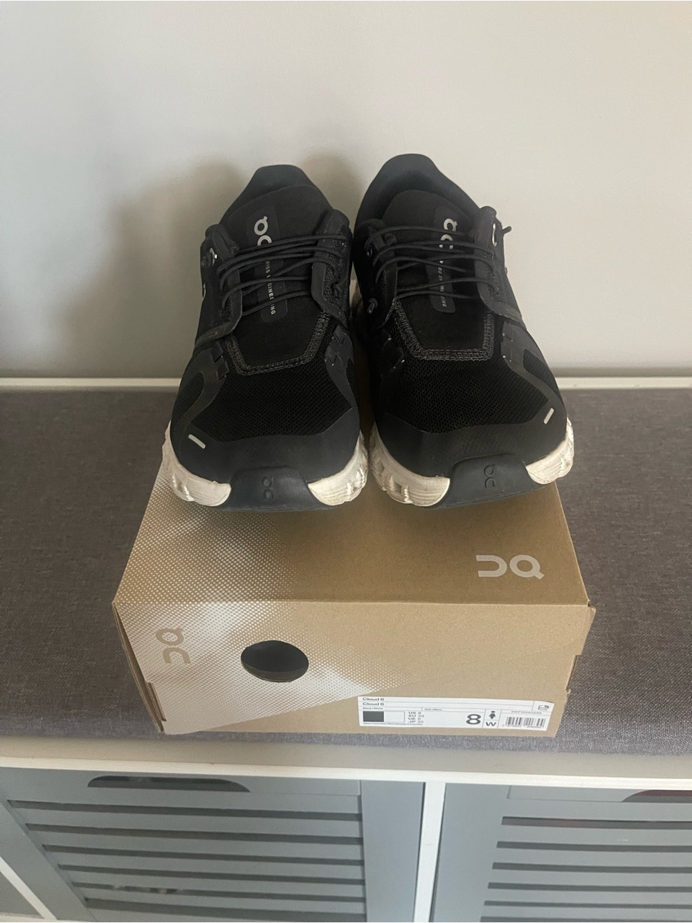 On Running Black Athletic Cloud-Style Runners